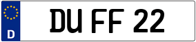Truck License Plate